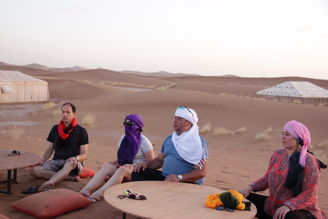 Sophrologie dans le désert